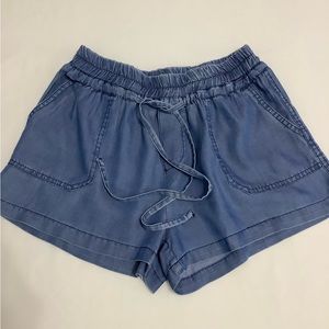 ICY Fashion Tencel Pull-Onn drawstring Shorts  (W453)